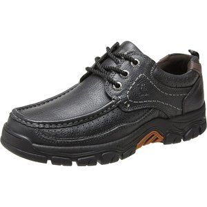 Men Casual Loafers Comfortable Walking Shoes Oxford Work Dress Travel-Lace up